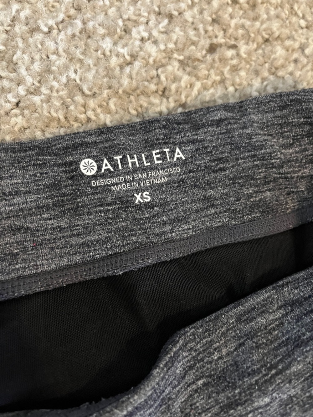 Athleta Dark Gray Marled Performance Joggers - Picture 2 of 3